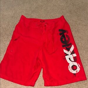 Oakley Men's Red Swim Shorts